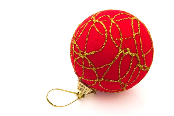 Bola roja de Navidad —  Fotos de Stock