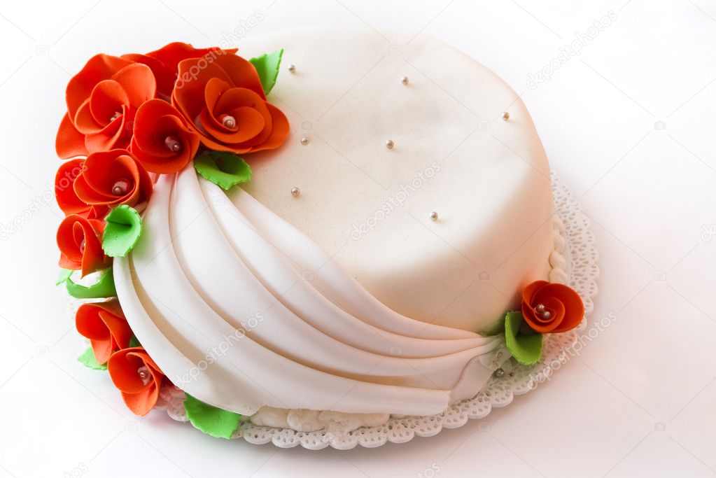 white cake