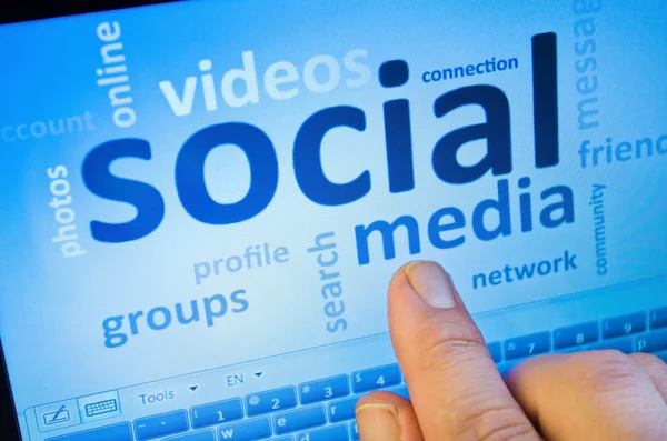 Social media — Stock Photo, Image