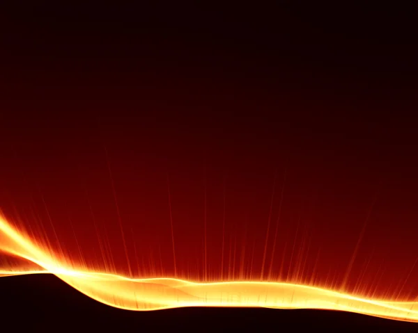 Абстрактные огненные горы — стоковое фото