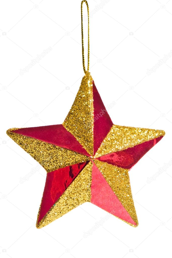 red Christmas star