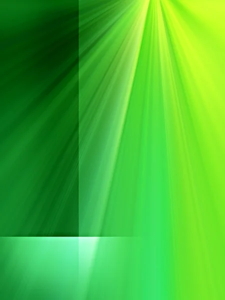 Green rays background — Stock Photo, Image