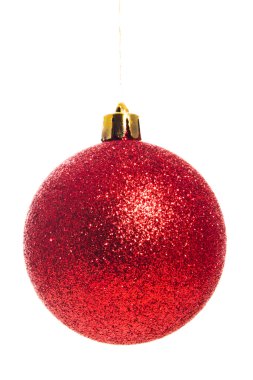 Beyaz üzerine kırmızı noel balosu