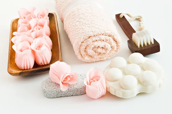 Roses soap — Stock Photo, Image
