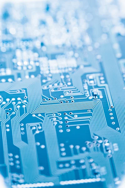 Circuit board blue — Stock Photo, Image