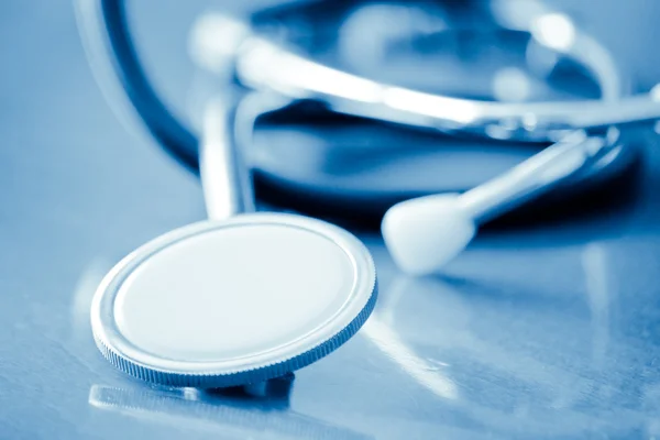 Stetoskooppi sininen — kuvapankkivalokuva