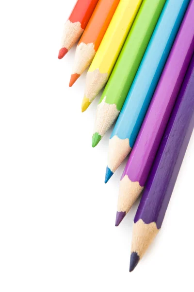 Crayons colorés Images De Stock Libres De Droits