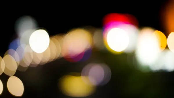 Vehicle Light Urban Night Blurry Shot Night Lamp Park Pretty — Stock Photo, Image