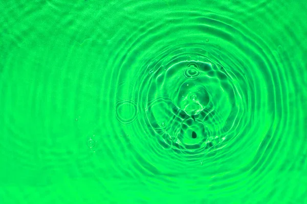 Enkelvoudige Rimpel Water Textuur Een Licht Groene Kleur Een Achtergrond — Stockfoto