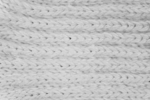 Uma Textura Malha Tecido Cor Branca Uma Série Fios Tecidos — Fotografia de Stock