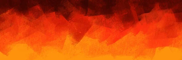 用橘红色火焰主题的颜色刷抽象背景图案 用于创意设计的橙色和黑色彩绘纹理元素 — 图库照片
