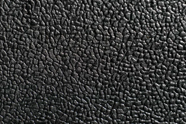 Textura Couro Artificial Preto Para Uma Coleção Padrão Fundo Gráfico — Fotografia de Stock