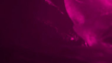 Pembe neon ışık desenli buruşuk plastik dokuyu sallıyor. Video ses sunumu için gerçekçi plastik görüntüler.