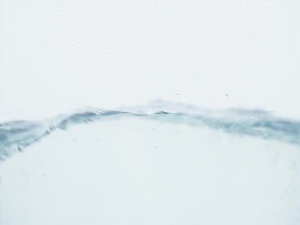 Het Golvende Water Aan Zijkant Een Beweging Van Golvend Wateroppervlak — Stockvideo