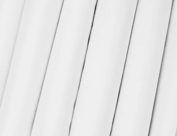 Witte Stof Textuur Goed Gevouwen Netjes Verschrompeld Wit Gordijn Concept — Stockfoto