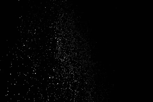 Κινούμενα Σχέδια Των Λευκών Σωματιδίων Μαύρο Φόντο Που Αντιπροσωπεύουν Μια — Φωτογραφία Αρχείου