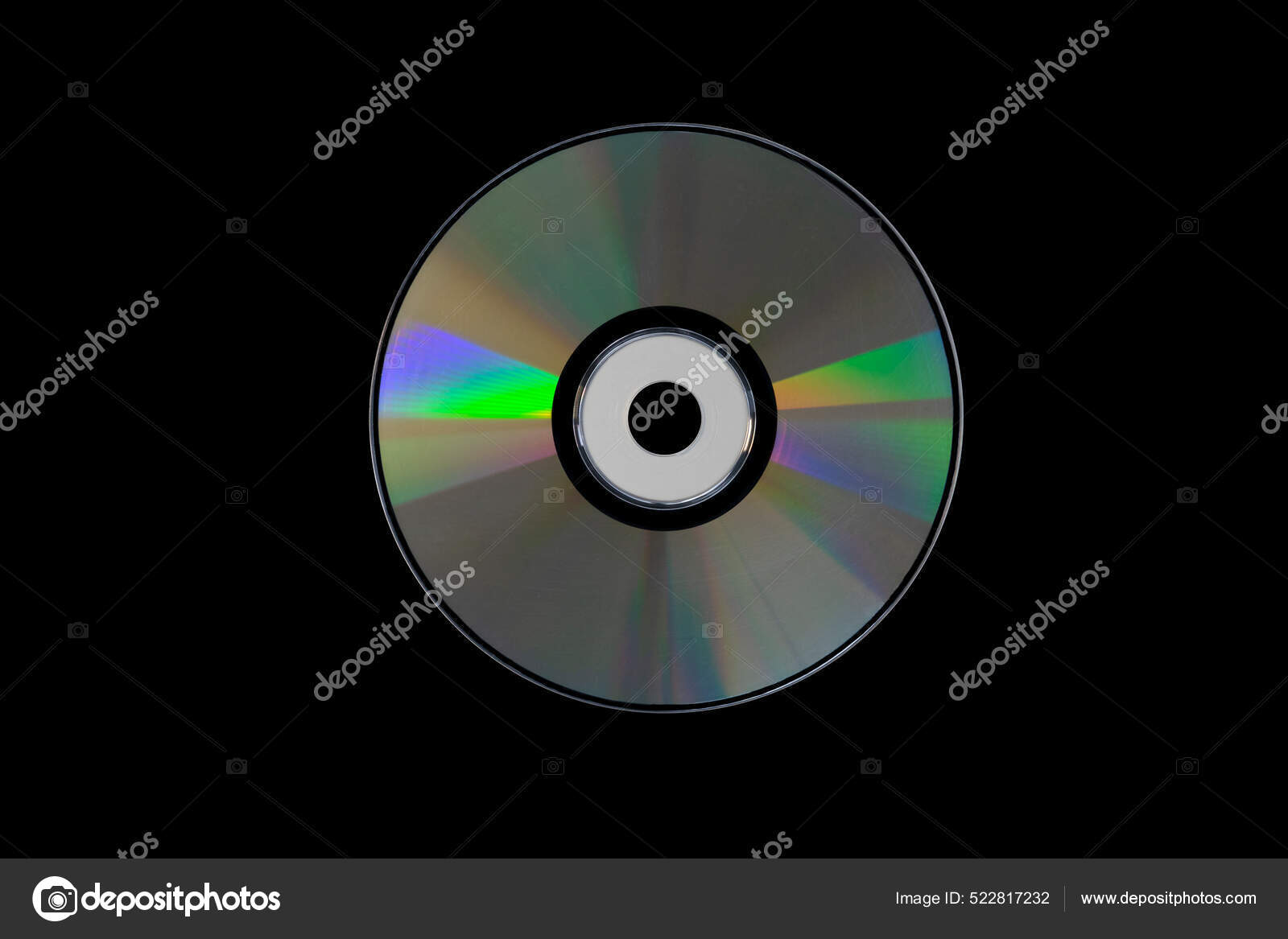 cd or dvd, storage data information technology. music and movie record.  holographic side of the compact disc. a compact disc isolated on black  background. 4686972 Stock Photo at Vecteezy