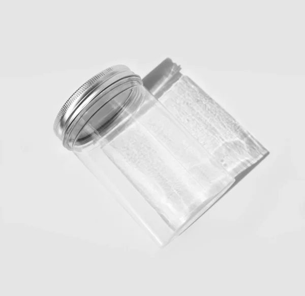 Minimalistische Fotografie Eines Transparenten Glases Minimale Konzeptfotografie Der Gläser Für — Stockfoto