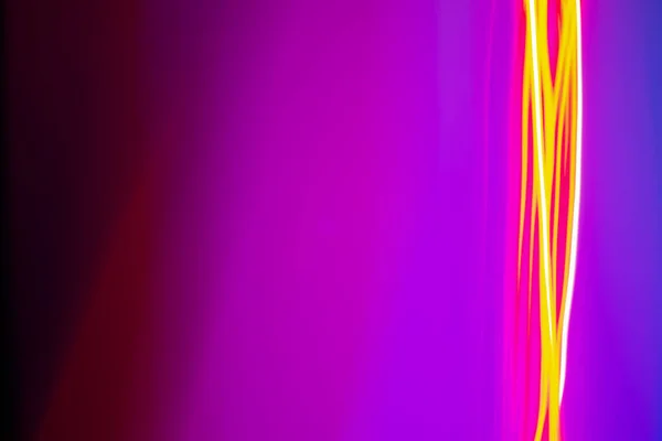 Неонове Світло Рухається Чорному Барвистий Абстрактний Світлий Фон Сяюче Світло — стокове фото