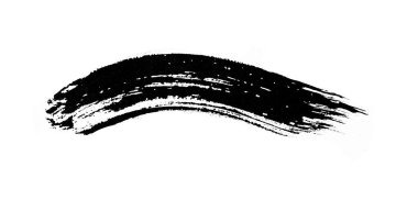 Beyaz kağıt üzerinde siyah mürekkep darbeleri. Alt üçüncü sınıf için grafik tasarım ögeleri, metin efekti, fotoğraf pverlay, vb. Çin tarzı soyut fırça darbeleri