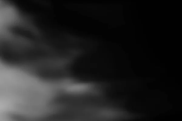 Мягкий Белый Туман Наложения Элементов Фотографии Изолированный Туман Черном Фоне — стоковое фото