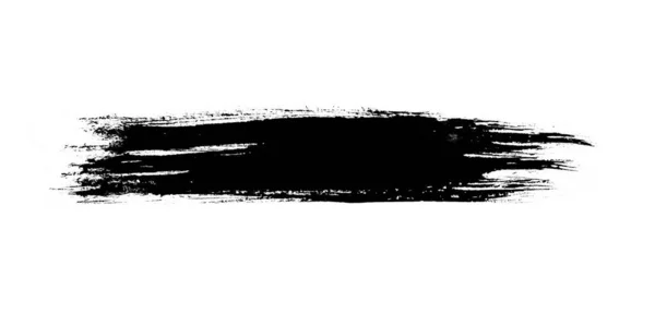白い紙の上の黒いインクのストローク 低3番目のグラフィックデザイン要素 テキストエフェクト フォトプレイなど 中国風抽象的な筆致 — ストック写真