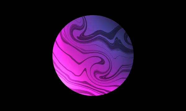 Ilustración Colección Planeta Púrpura Elemento Creativo Para Astronomía Tema Del — Foto de Stock