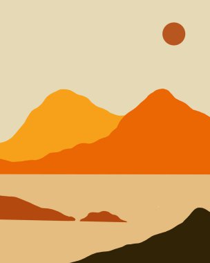 Gece gezegen nesnesiyle güneş sistemi çizimi. Samanyolu galaksisi. Uzayın büyüleyici arkaplanı.