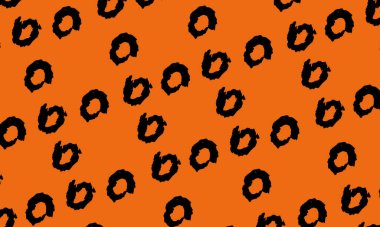 Turuncu renkte felç izi var. arkaplan, duvar kağıdı, baskı, kapak, ambalaj kağıdı vs. için soyut doku çizimi.