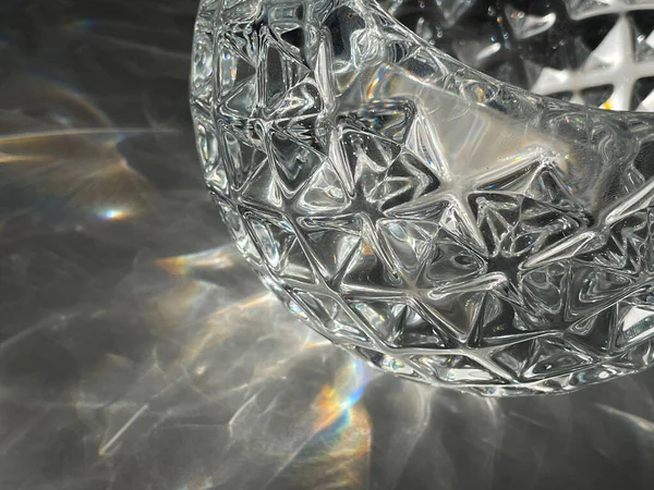 Crystal Texture Closeup Showing Shining Luxurious Impression Closeup View Diamond — Stock Photo, Image