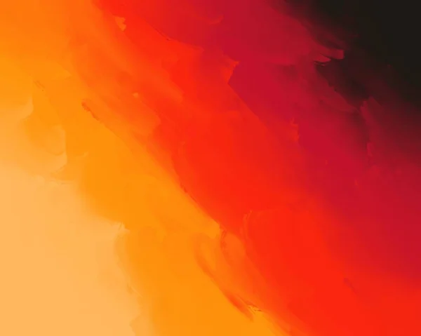 Abstrakte Farbverlauf Orange Malerei Hintergrund Bunte Grobe Farbtextur Pinsel Für — Stockfoto