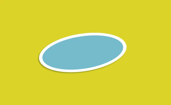 Yeşil Kireç Arka Planında Oval Şekilli Beyaz Çizgili Bebek Mavisi — Stok fotoğraf
