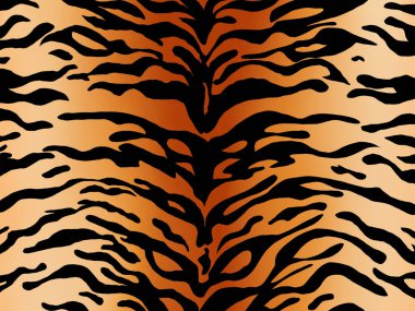 Kaplan derisi arkaplanı. desenli kaplan turuncu çizgili tekrarlanan pürüzsüz çizgiler.