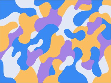 arkaplan ve kumaş baskısı için renksiz vektör bileşimi - Vektör