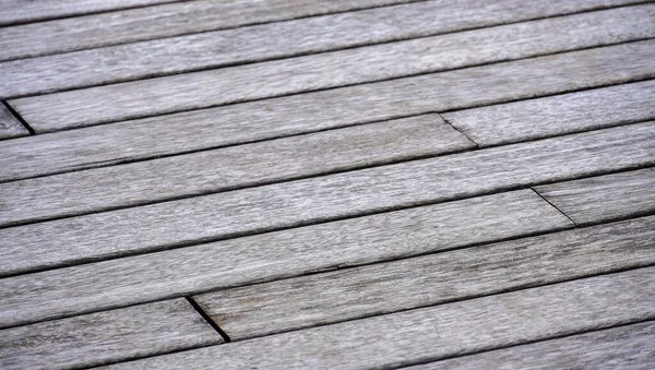 Dřevěné Prkno Textury Promenády Diagonálním Horizontálním Pohledu Ošlehaná Prkna Vybledlé — Stock fotografie