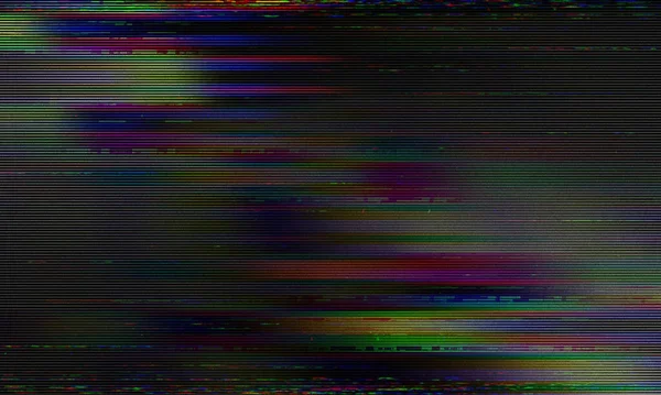 Abstrakter Hintergrund Mit Kopierplatz Für Text Alter Fernseh Scan Linienmonitor — Stockfoto