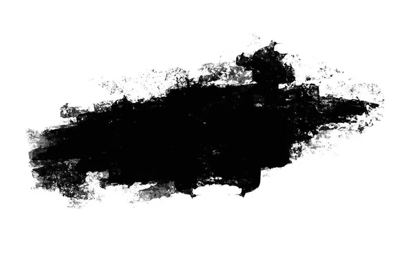 Coup Pinceau Encre Pour Conception Pinceau Chinois Abstrait — Photo