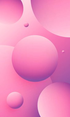 Yumuşak desenli ve açık renkli yuvarlak eğimli şablonlar. Tasarım kapağı, sosyal medya, duvar kağıdı, poster ve daha fazlası için uygulanabilir