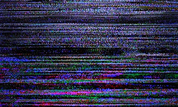 Arızalı sanat tarama hattı arka planı. Eski teknoloji konsepti için TV tarama hattı monitörü. Estetik tasarım için eski hasarlı izleme hattı noktaları.