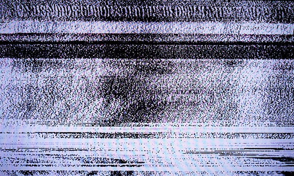 아트는 배경을 스캔한다 개념을 모니터 디자인을 손상된 모니터 — 스톡 사진