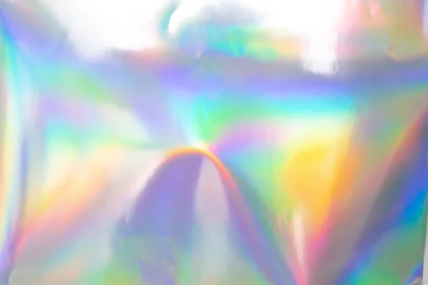 Barevné Holografické Pozadí Moderní Rainbow Fólie Pro Texturu Obal Tapety — Stock fotografie