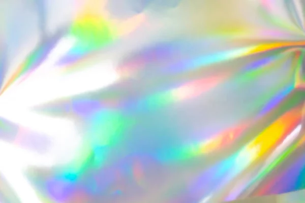 Kolorowe Holograficzne Tło Nowoczesna Folia Tęczowa Tekstury Okładki Tapety Nadruku — Zdjęcie stockowe
