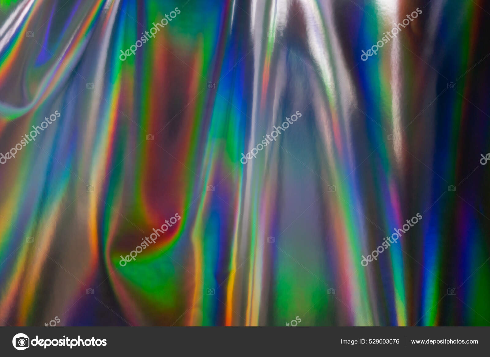 Waterproof Vinyl Photography Backdrop - Holographic Ripple - Prop Face