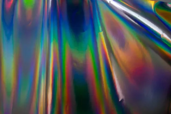 Fondo Holográfico Colorido Hoja Arco Iris Moderna Para Textura Cubierta —  Fotos de Stock