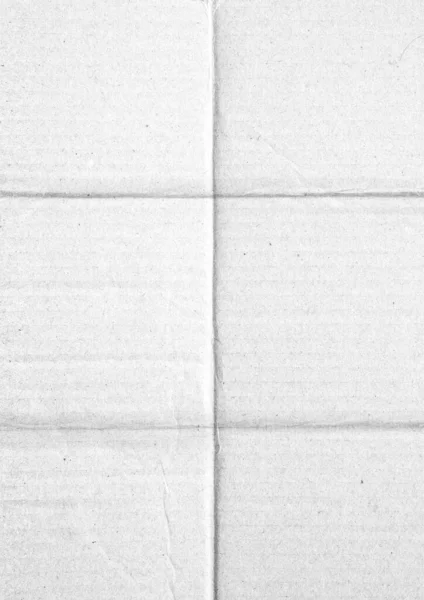 Carta Piegata Texture Poster Modello Carta Bianca Sgualcita Rugosa Sfondo — Foto Stock