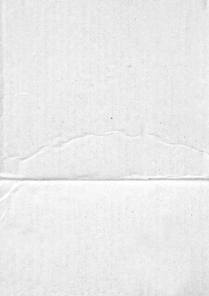 Carta Piegata Texture Poster Modello Carta Bianca Sgualcita Rugosa Sfondo — Foto Stock