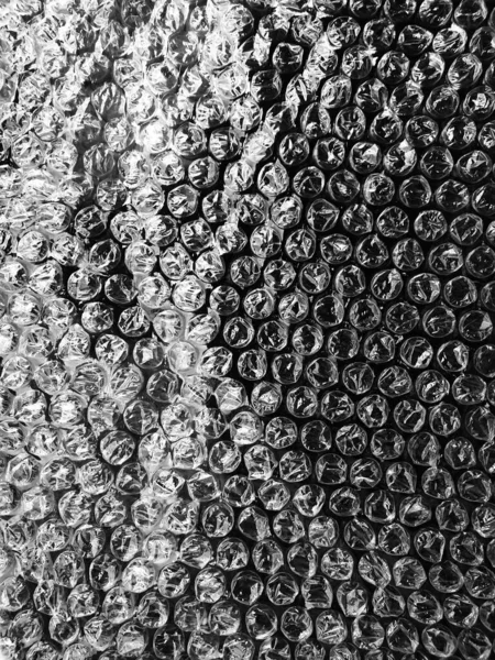 Bubble Warp Plastic Voor Textuur Overlay Blanco Plastic Verpakkingsproducten Voor — Stockfoto