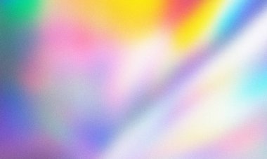 Beyaz arka planda gökkuşağı gradyanı. Pankart, duvar kağıdı, arkaplan vs. için renkli desenli yaratıcı soyut. Fotoğraf ışıklandırması için eğlenceli ve neşeli titreşimlerin gösterimi.