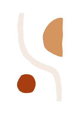 Boho soyut minimalist arka plan. rahat ve estetik proje için minimalist tarzda bohem renk tasarımı. Sanat baskısı ve herhangi bir yaratıcı proje için modern asgari çizim. 