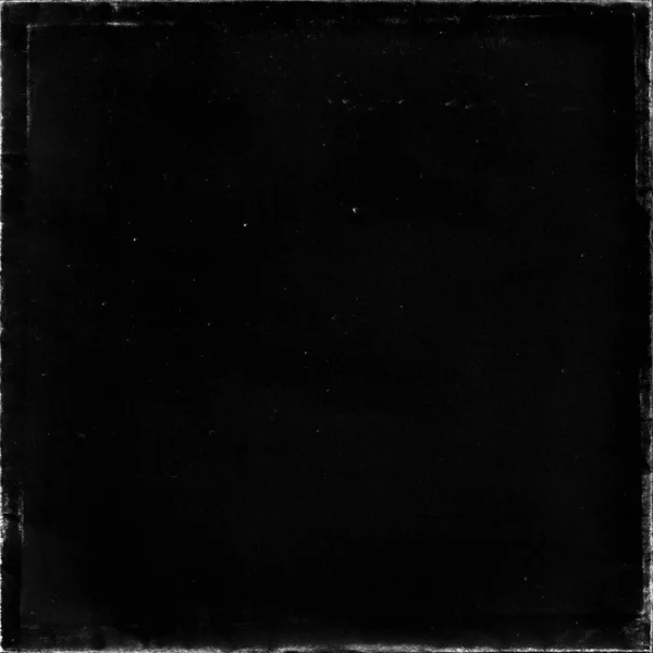 Old Paper Texture Square Frame Cover Art Grungy Frame Black — Stock Photo, Image